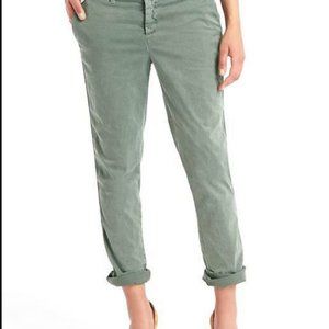 GAP Green Girlfriend Chino Pants